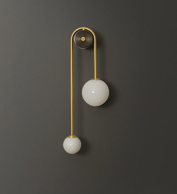 All-copper creative personalized wall lamp