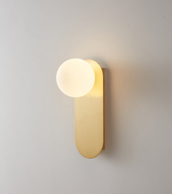 LED aisle glass wall lamp