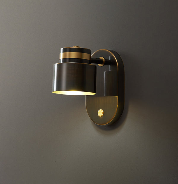 Lampe de chevet murale rotative pour chambre à coucher