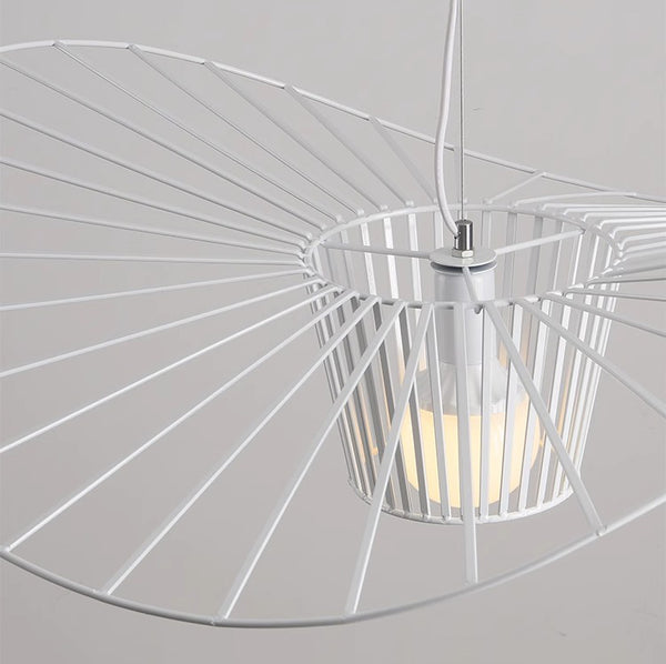 Straw Hat Chandelier