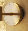 All copper light luxury glass wall lamp