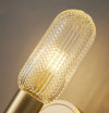 All copper light luxury glass wall lamp
