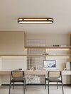Solid wood LED ceiling light strip