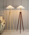 Fan shaped floor lamp