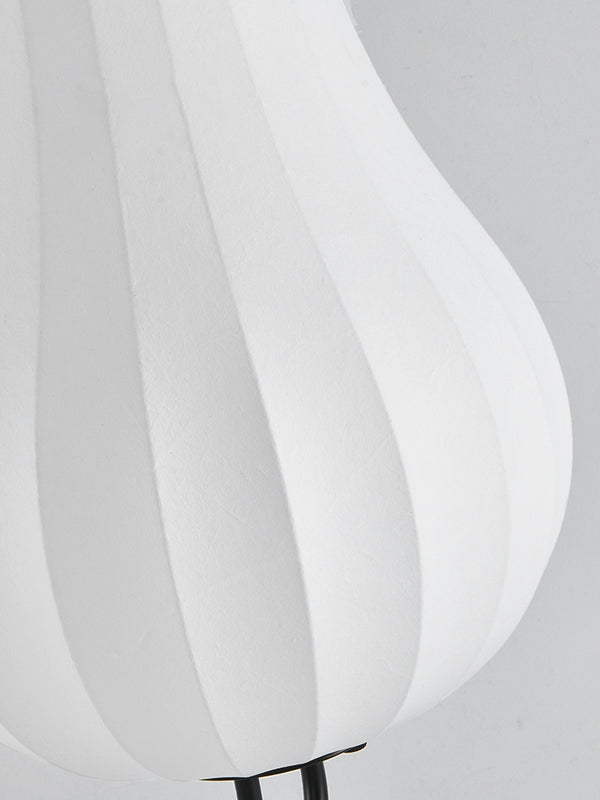 Cream style pear floor lamp