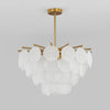 Lustre coquille crème français