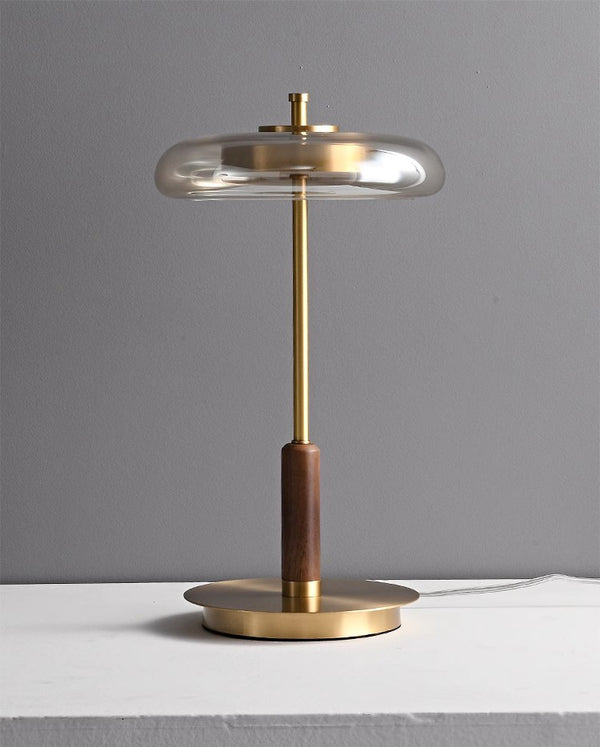 Vintage Brass LED Table Lamp