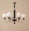 Vintage solid wood magic beans chandelier
