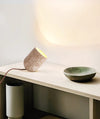 Wabi-sabi style bedroom bedside table lamp