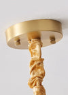 French retro solid wood living room chandelier