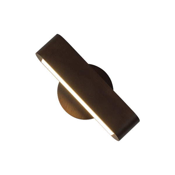 LED-Wandleuchte aus Massivholz