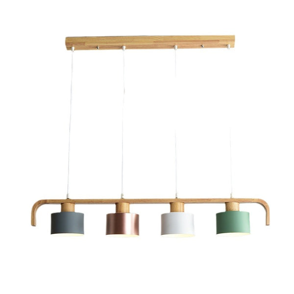 4-head macaron chandelier