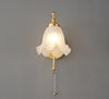 French retro lily of the valley flower wall lamp