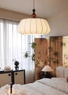 Lustre de restaurant en tissu rétro français
