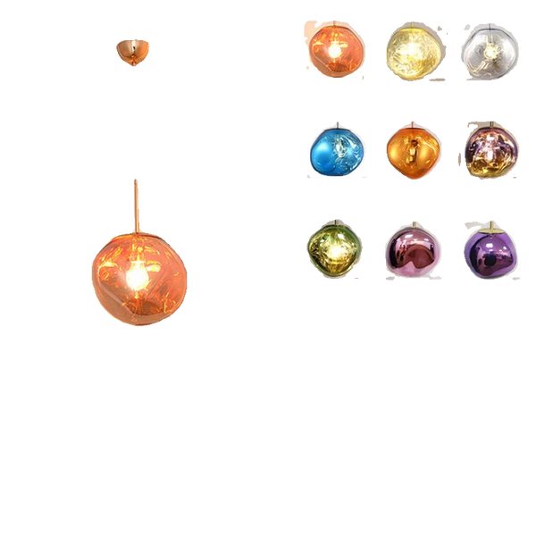 Lustre design en lave