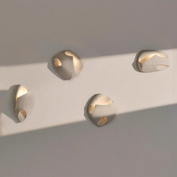 Wabi-sabi style wall lamp