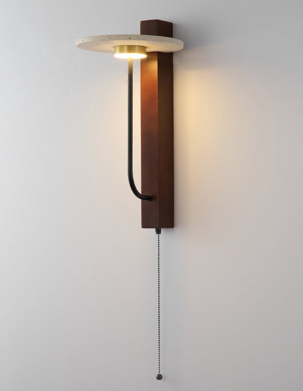 Japanese style retro bedside wall lamp