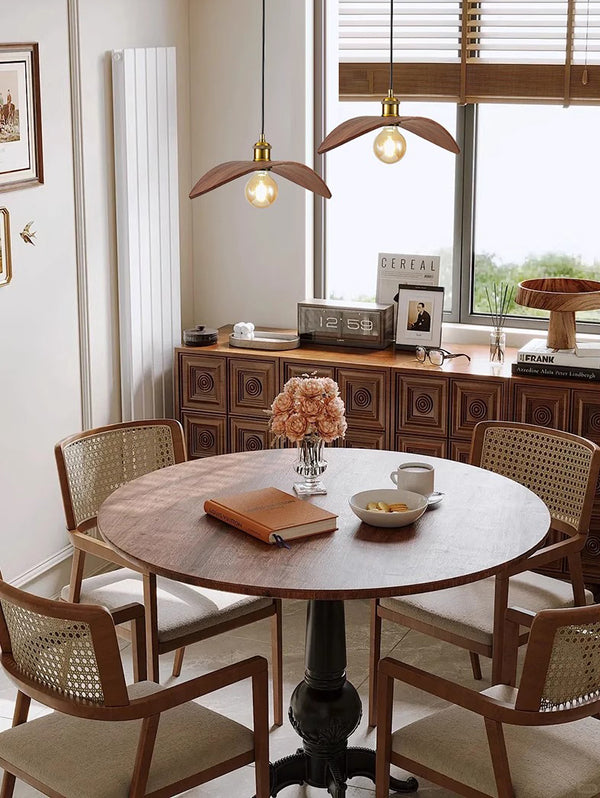 Suspension de salle à manger de style wabi-sabi