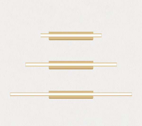 Applique murale LED en bois massif avec miroir