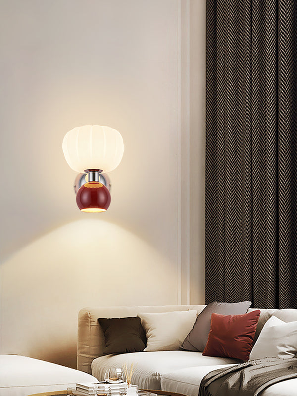 Creative pumpkin shape wall lamp