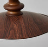 American retro walnut wood grain dining room chandelier