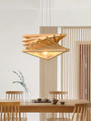 Modern personality solid wood chandelier