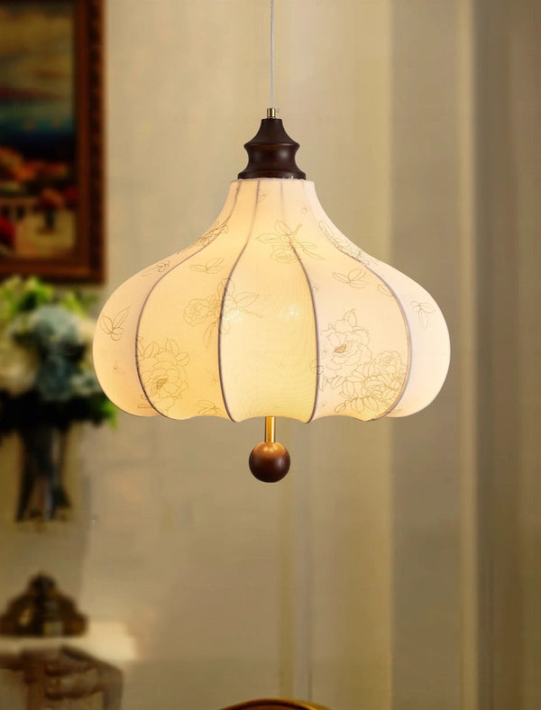 Vintage solid wood chandelier