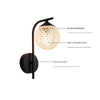 Outdoor courtyard walkway waterproof wall light
