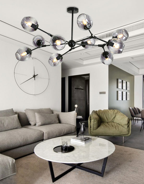 Creative and personalized magic bean molecular chandelier