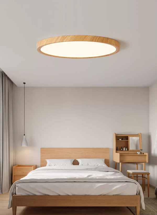 Ultradünne Deckenlampe für Schlafzimmer im japanischen Stil