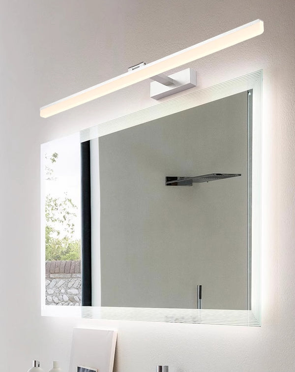 Einfache Spiegelwandlampe