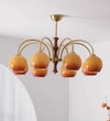 Cream style vintage persimmon chandelier