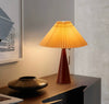 Medieval style pleated table lamp
