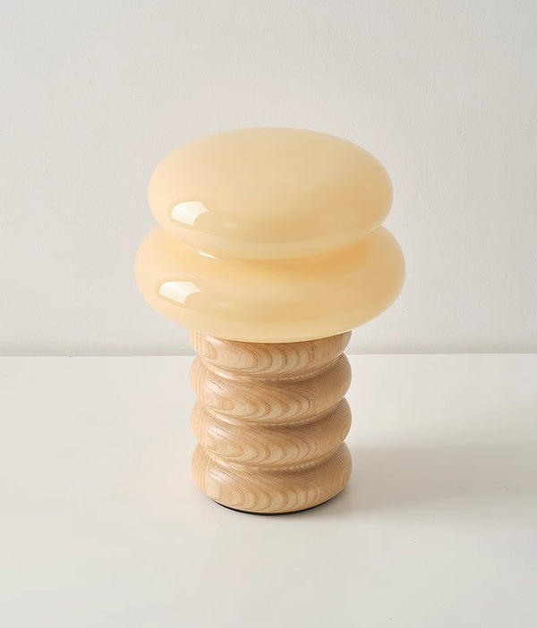 Retro circle table lamp