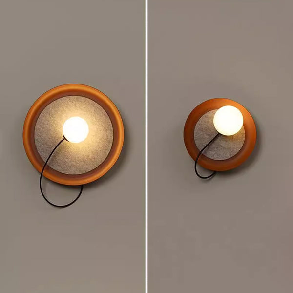 Applique murale de chevet créative en verre de style nordique