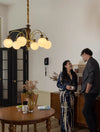 Medieval style creative magic beans chandelier
