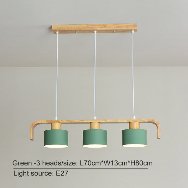 4-head macaron chandelier