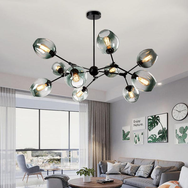 Creative and personalized magic bean molecular chandelier
