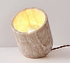 Wabi-sabi style bedroom bedside table lamp