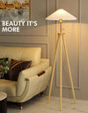 Fan shaped floor lamp
