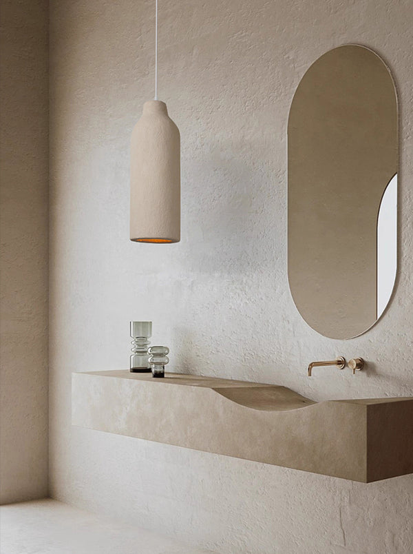 Retro Wabi-sabi style restaurant bar chandelier