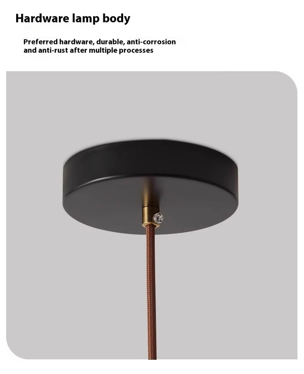 Lustre de restaurant en tissu rétro français