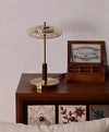 Vintage Brass LED Table Lamp