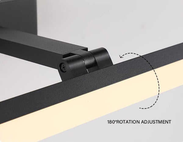 Einfache Spiegelwandlampe