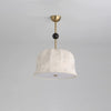 Lustre médiéval en bois massif de style crème