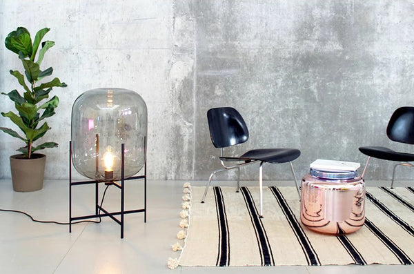 Lampe de table créative nordique en verre