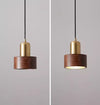 Solid wood all-copper small chandelier