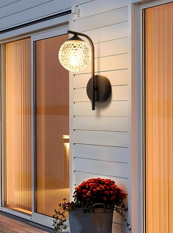 Outdoor courtyard walkway waterproof wall light