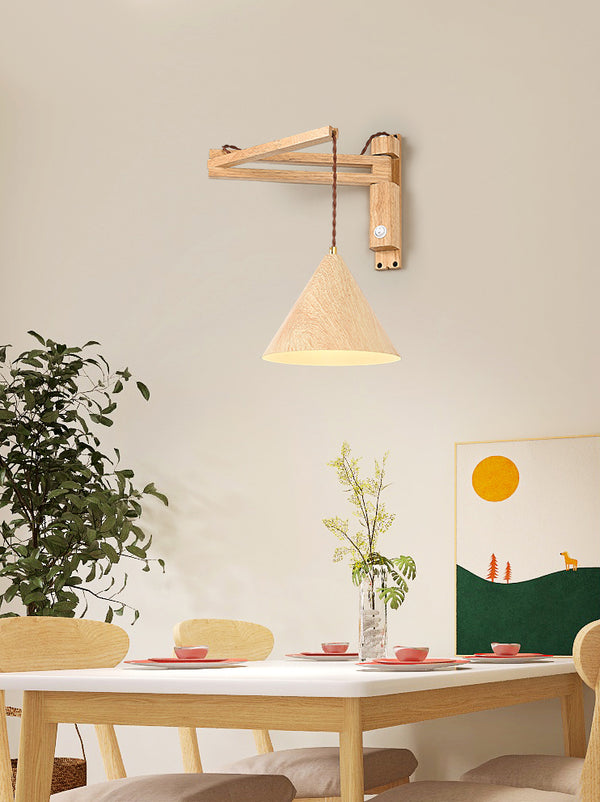 Retro versenkbare Schwenkarm-Wandlampe