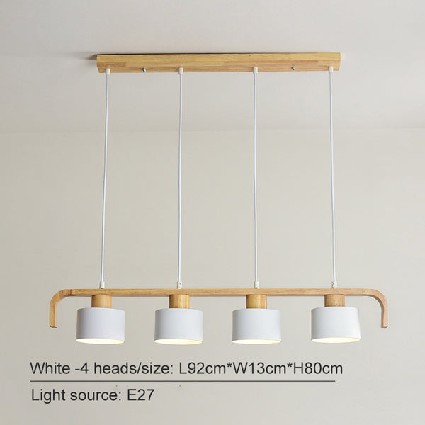 4-head macaron chandelier